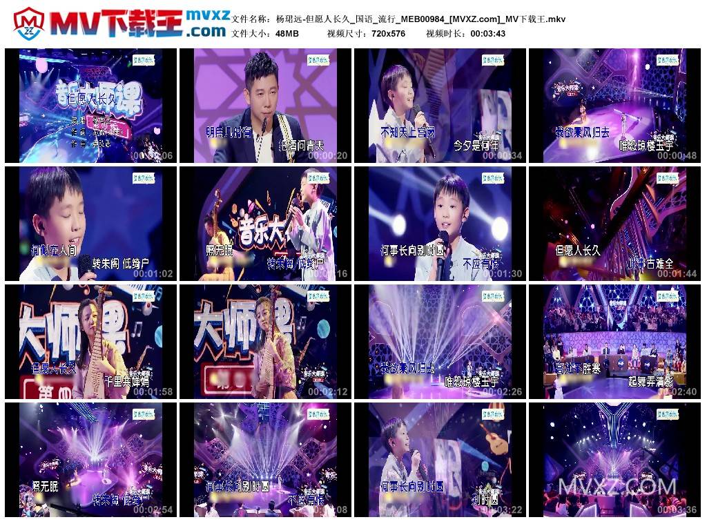 杨珺远-但愿人长久_国语_流行_MEB00984